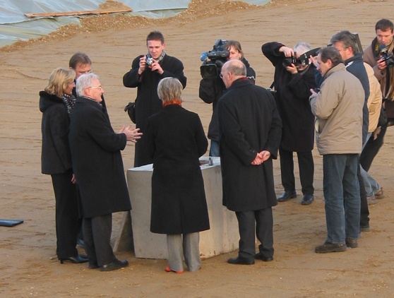 Laying of the foundation stone of the new building of the Technologie- und Grnderzentrum (TGZ III)