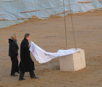 Laying of the foundation stone of the new building of the Technologie- und Grnderzentrum (TGZ III)