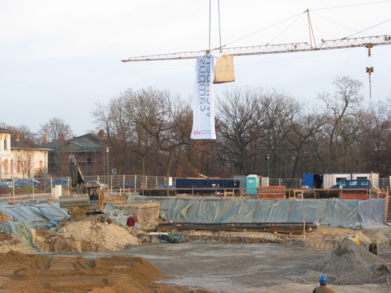 Laying of the foundation stone of the new building of the Technologie- und Grnderzentrum (TGZ III)