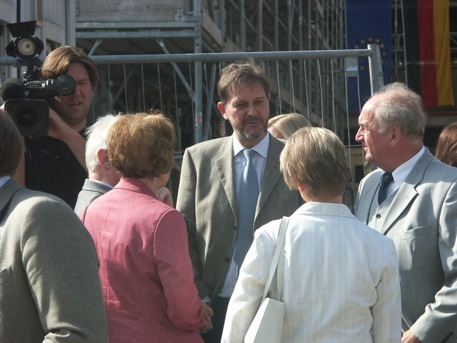 Topping-out ceremony of the new building of the Technologie- und Grnderzentrum (TGZ III)