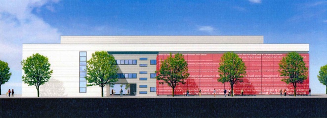 Concept of the architecture firm 'Assmann' for the new building of the Technologie- und Grnderzentrum (TGZ III)